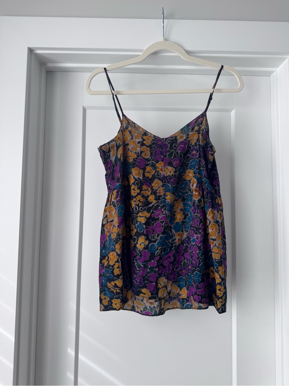 Madewell Broadway & Broome Silk Floral Camisole